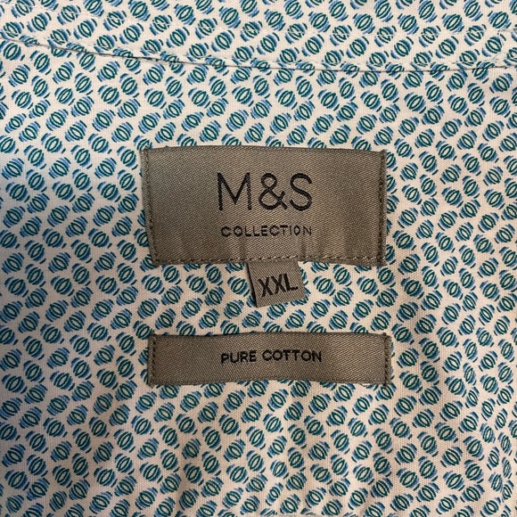 M&S Collection Long Sleeve Button Up Shirt Men’s XXL - Picture 3 of 3